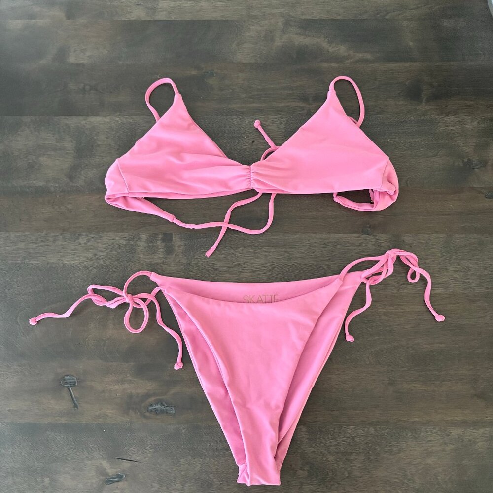 Pink Skatie Swim Set
